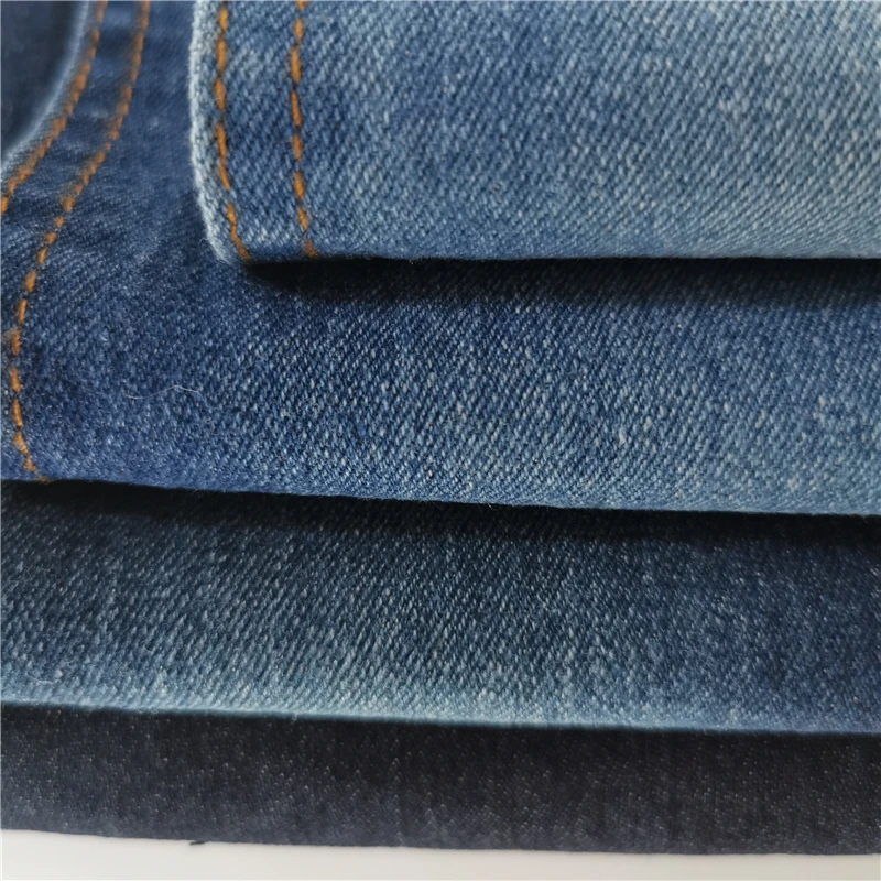 
10oz heavy weight denim jeans fabric for man confortable stretch tr denim material 