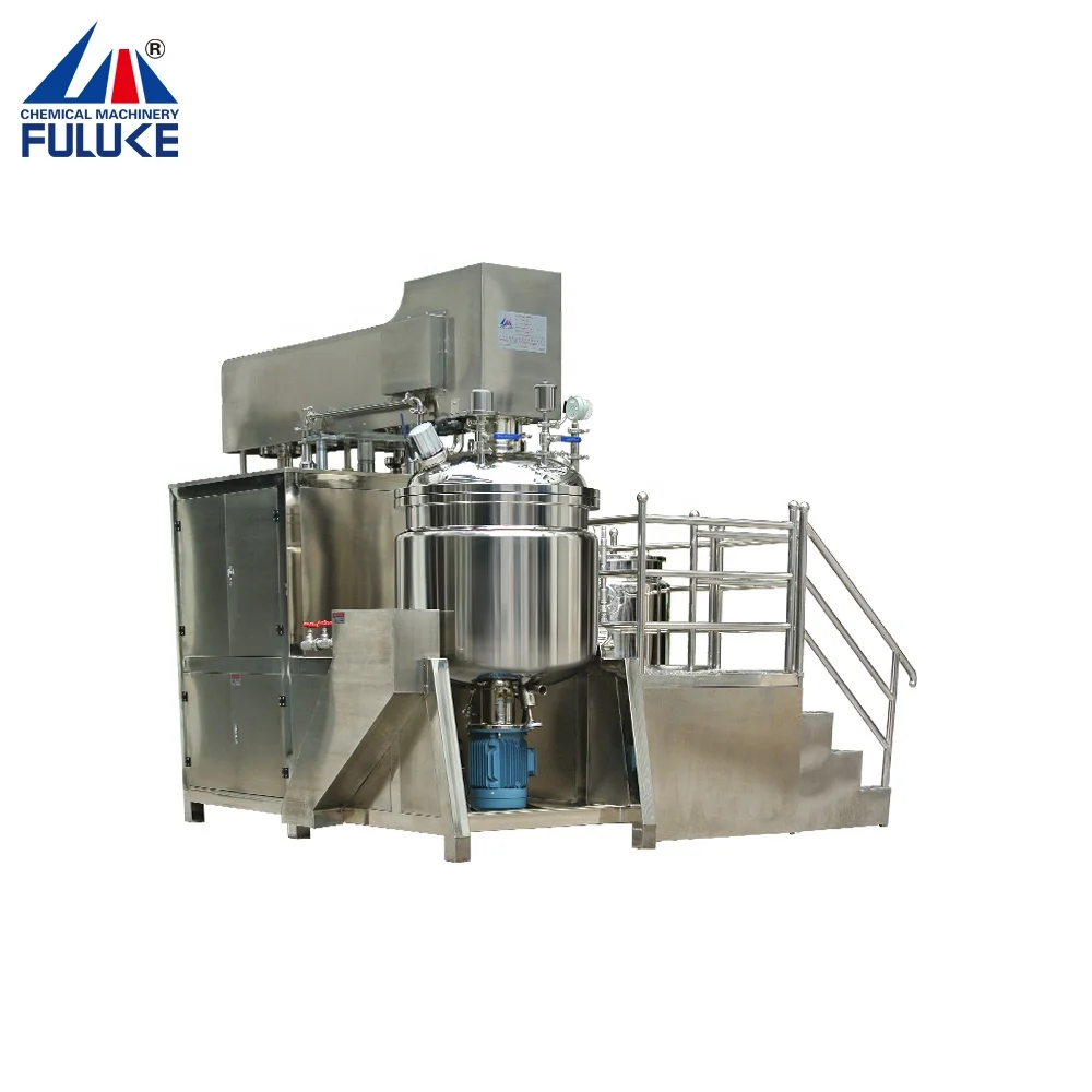 100L 200L 300L 500L 1000L Vacuum Emulsifying mixing manufacturing machines, Baby Cream Mixing Equipments