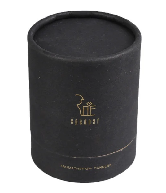 BESTSUN custom package print Logo private label color size luxury gift box cylinder paper carton cardboard for scented candle