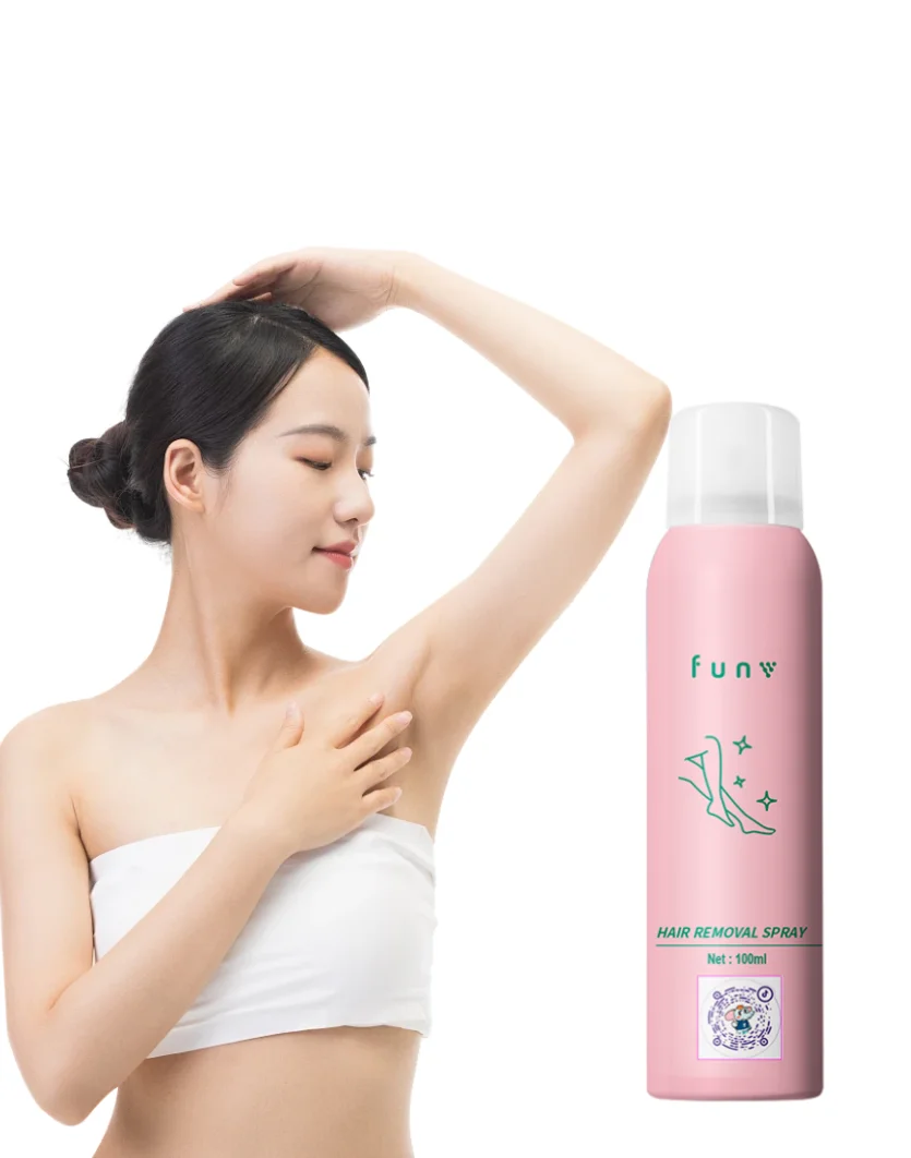 Convenient Effective Chemical Hair Removal Cream Mousse Spray Targeted Hair Removal