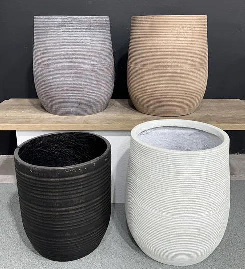 Nursery Planters Decorative Garden Fiberglass Outdoor Flower Pot,Antique Rusty Magnesium Oxide Flower Pot