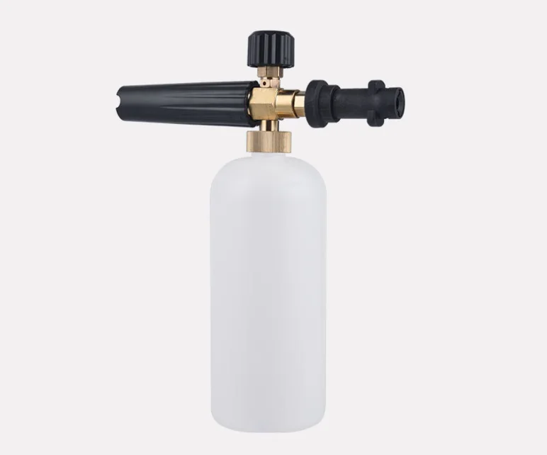 Adjustable 1L Snow Foam Cannon Adapter Pressure Wash Bottle for Karcher K Series