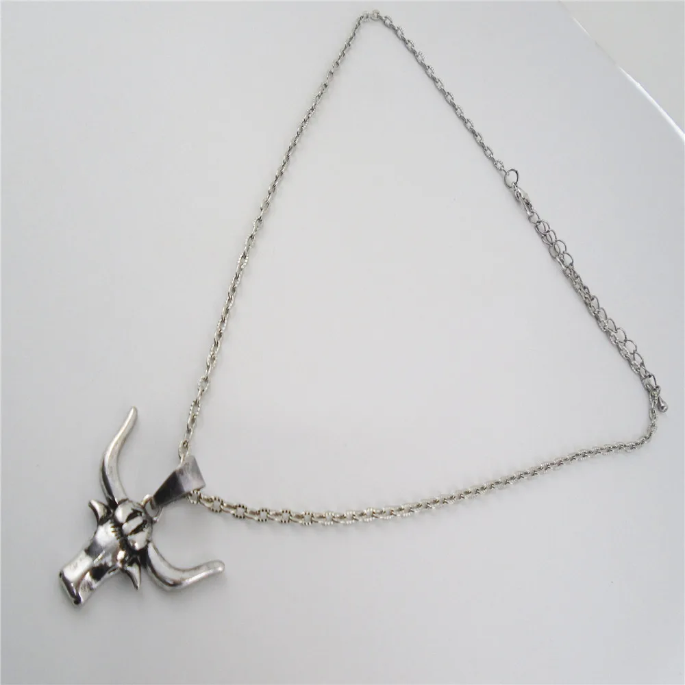 cheap wholesale online western jewelry of bull necklace