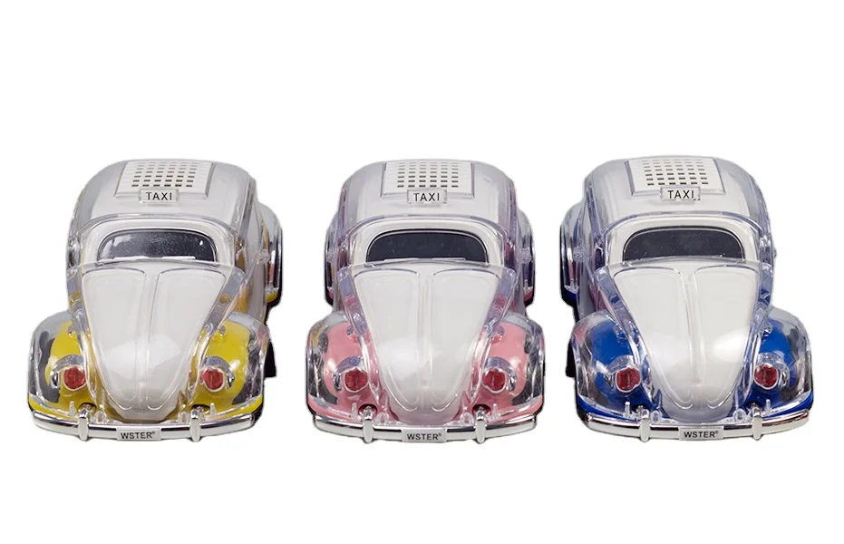 Outdoor Subwoofer Portable WS1937BT Taxi Car Wireless Speaker With Led Flashing Colorful Metal Bass BT Speaker For Mobile Phone