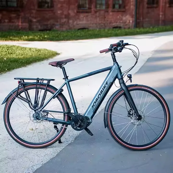 JOBOBIKE модный 28-дюймовый 7-скоростной 250 Вт Средний двигатель Bafang оптовая продажа с фабрики велосипед для взрослых Электрический городской