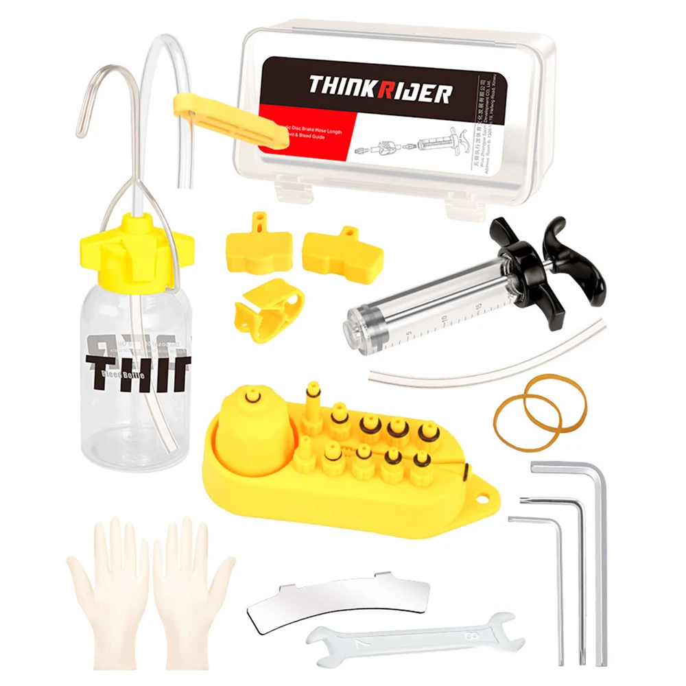 
Thinkrider гидравлические дисковые тормоза масло Тормозная инструмент для ремонта мобильных телефонов для Shimano, Margura, комплект горный велосипед тормозной инструмент для ремонта 