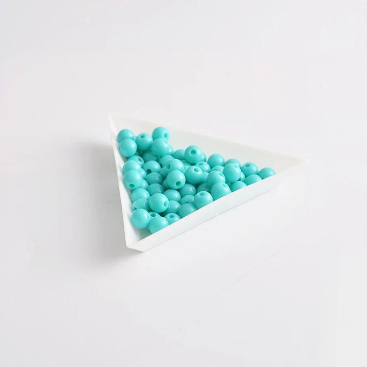 Wholesale Acrylic Beads Acrylic Charm Loose Beads Plastic Acrylic Pony Beads in Bulk