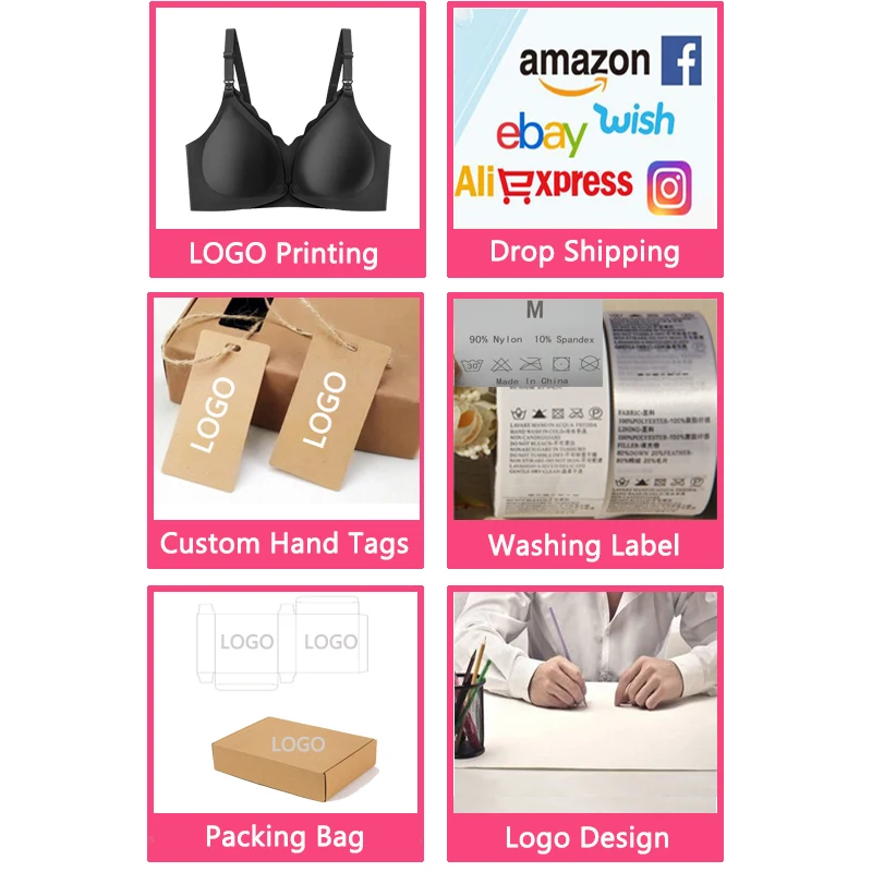 Wholesale M L XL XXL Comfort Seamless Jelly Glued Double Front Open Pregnancy Maternity Nursing Bra for Woman