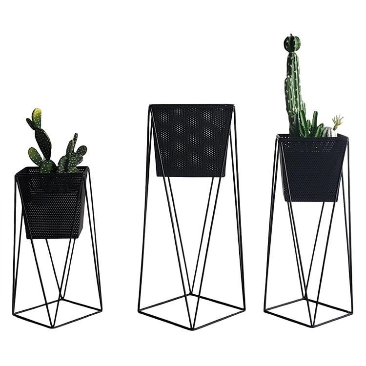 Custom wholesale outdoor large metal plant garden flower pots manufacturers