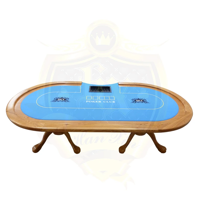 Customs Dining Poker Tables For Texas Hold em Poker Solid Wood Table Leg