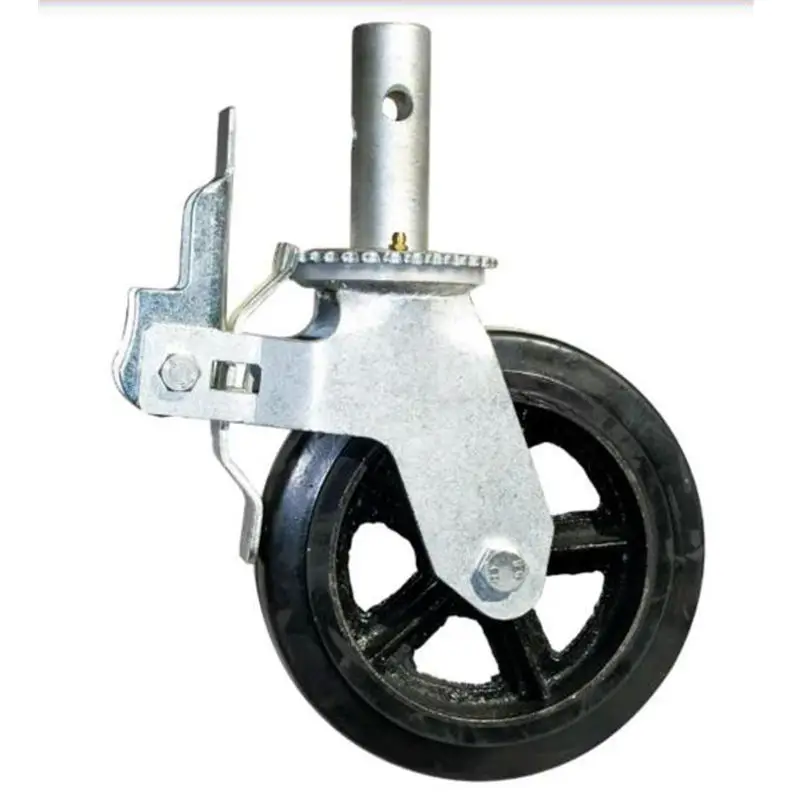 Smooth Sliding Wheels Castors Scaffolding Parts Heavy Duty caster castor wheel