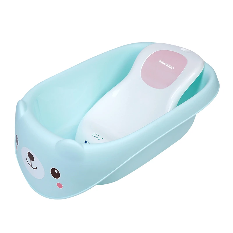 2021 New Product Plastic Baby Bath tub Animal Styling Lightweight Safety Plastic Baby Tub With Lid