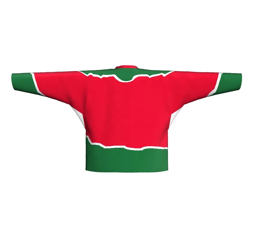 Custom Christmas hockey jersey sublimated / hockey league jerseys
