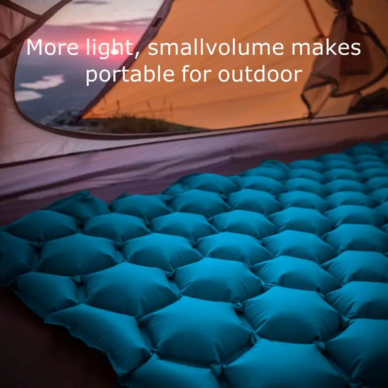 HOMFUL ультралегкий надувной матрас из ТПУ, коврик для сна, коврик для кемпинга на открытом воздухе с прилагаемой подушкой