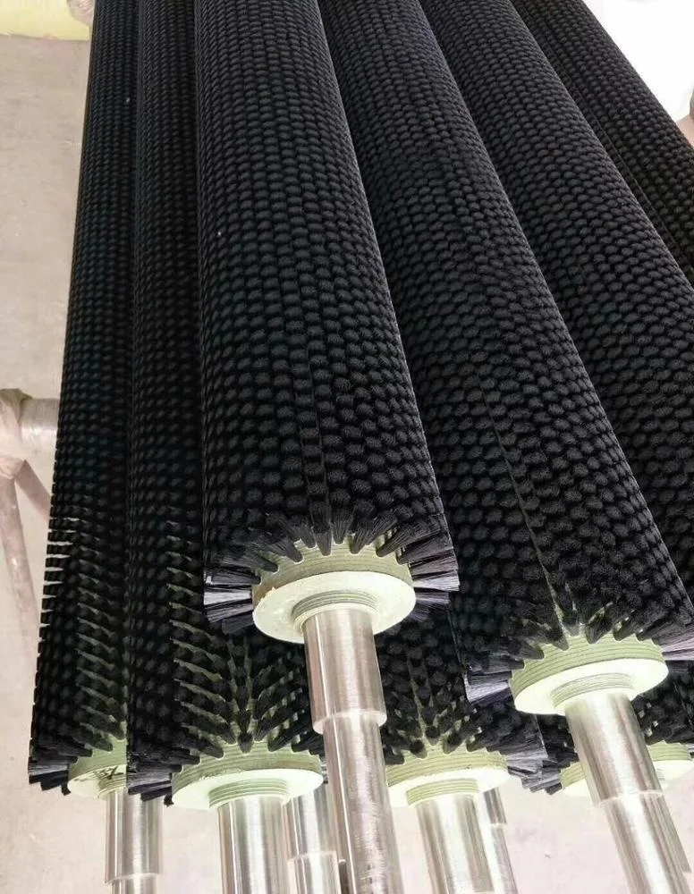 Нейлоновая цилиндрическая роликовая щетка для стиральной машины, моркови, яблока, лука, Китай