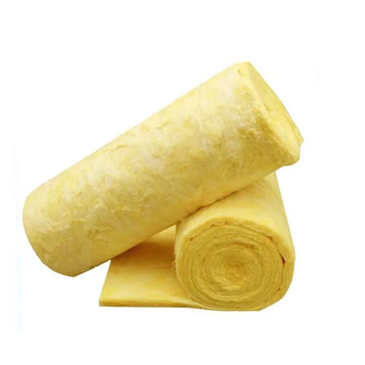 Thermal Insulation Formaldehyde-free Glass Wool Rolls Thermal Insulation White Fiberglass Soundproof Glass Wool Felt