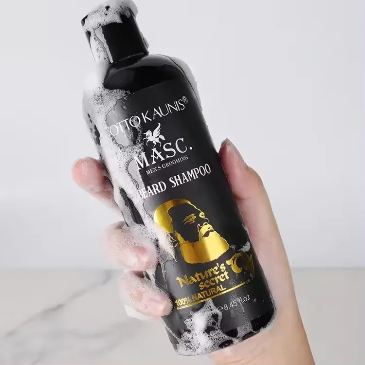 Men beard care kit cleansing refresh beard wash shampoo conditioner for beard soften prevents Itching & flaking