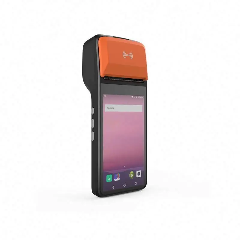 Заводская цена Android 8 1 pos-система все в одном ручной кассовый аппарат умный pos-терминал с принтером Мобильный