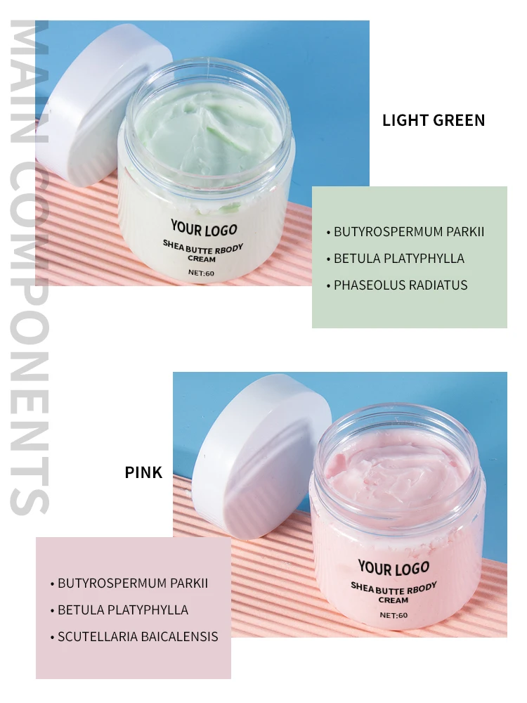 Wholesale Private Label Hydrating Moisturizer Lightening Fruit Body Butter for Body Skin Care Cream