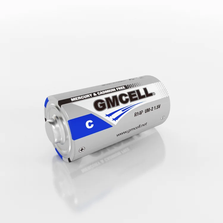GMCELL Environmentally Friendly1.5V R14P Zinc Carbon Battery Use For Electronic Devices