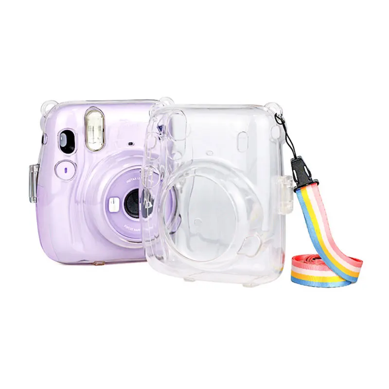 Crystal Shell Storage Anti-scratch Belt Rope Fitting Sleeve Transparent Shell Crystal Protective Sleeve PC Shell For mini11