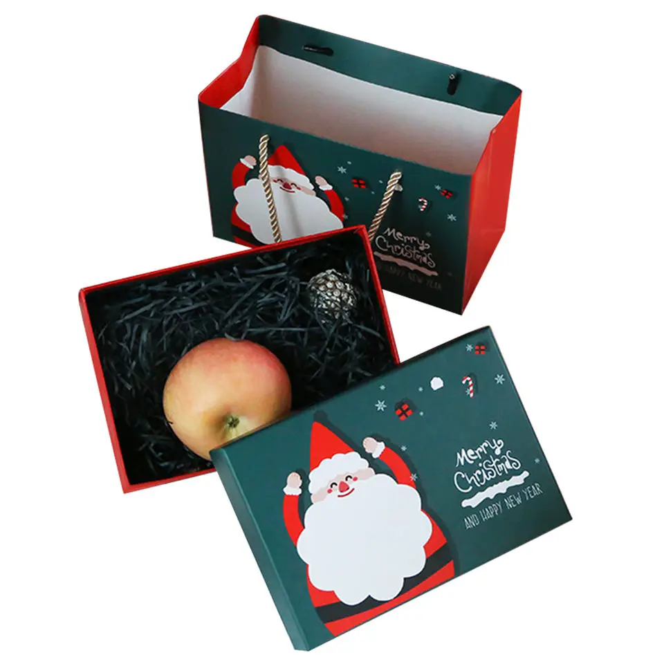 Wholesale customized Jewelry Kid Candy cookies christmas gift box eve cake paper boxes for christmas gifts box packaging