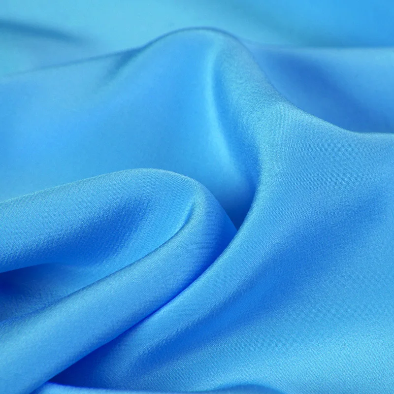 
 Натуральный шелк тутового шелкопряда, фабрика, оптовая продажа, 100% шелк, ткань шармёз  