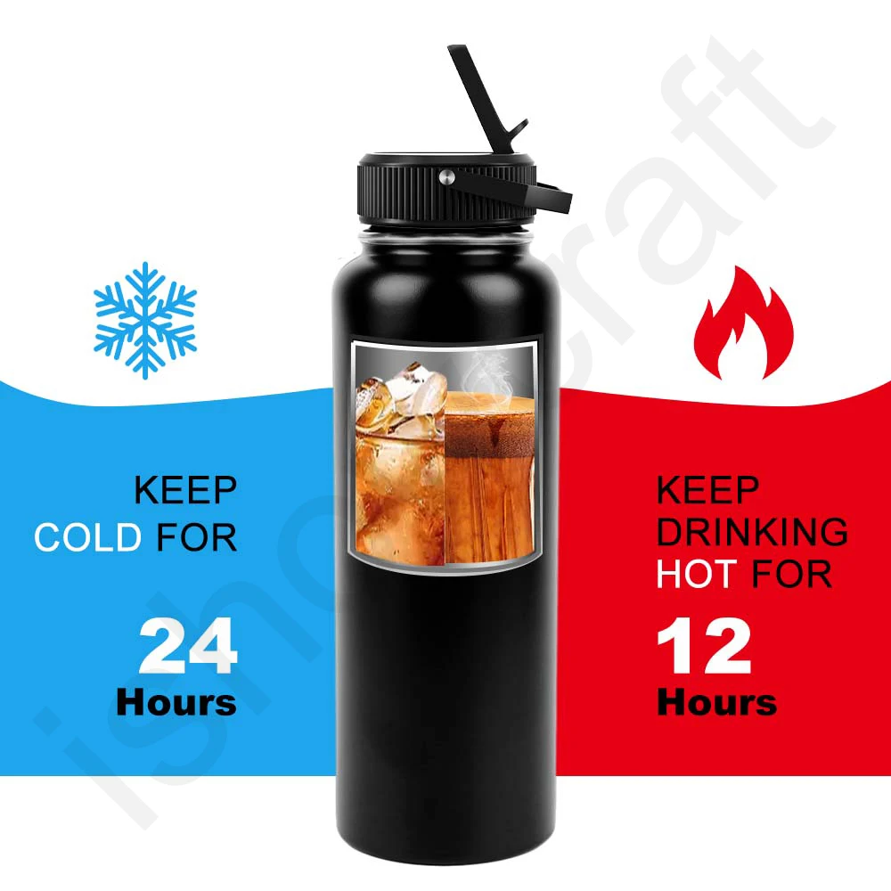 Eco-Friendly Metal Water Bottle Custom Wholesale Thermal Flask Vacuum Water Bottle with Logo
