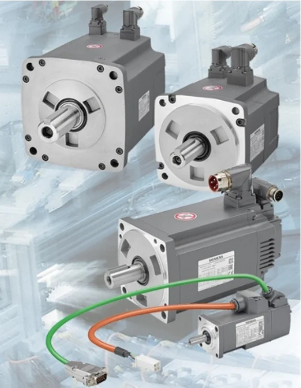 Siemens V90 Servo Motor 400W 1FL6034-2AF21-1LA1 1.27NM 3000RPM 2.6A Multi-turn Absolute Value Encoder