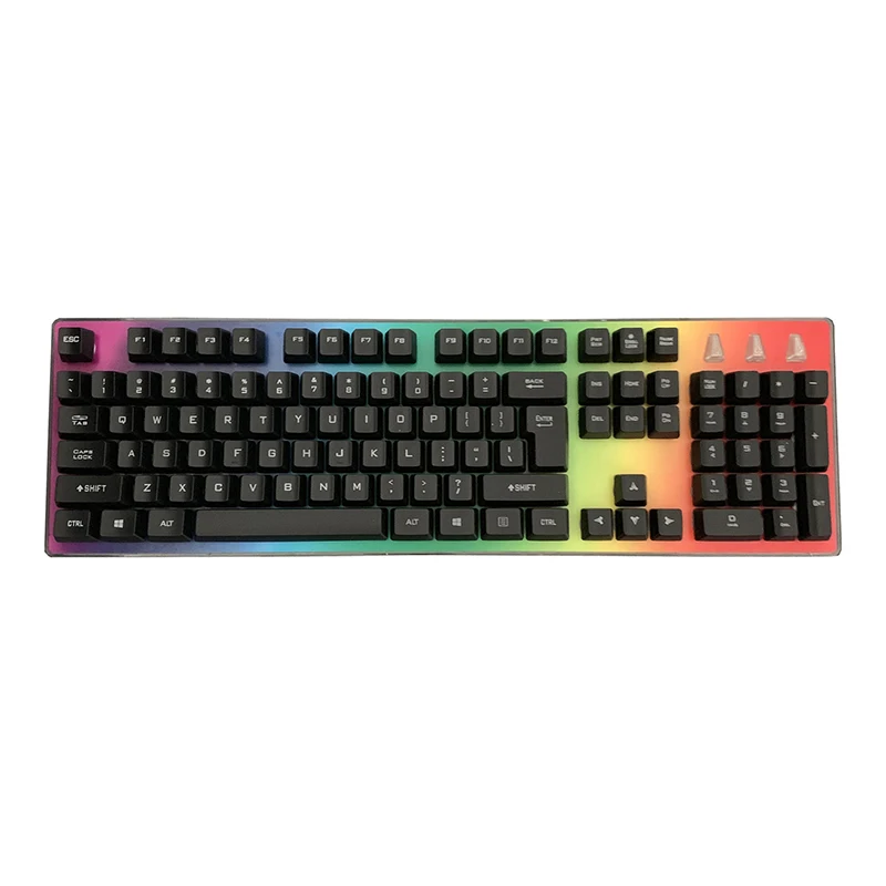 Hot Selling Wholesale Gaming Keyboard USB Wired Customized Layout 104 Keys LED Backlight Gaming Keyboard for Gamer  KBL-003D