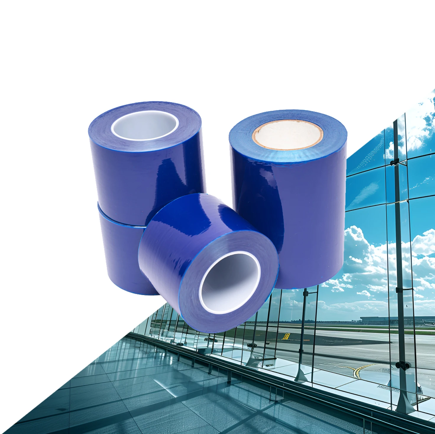 custom colour strong toughness transparent uv protection adhesive tape for car windscreen