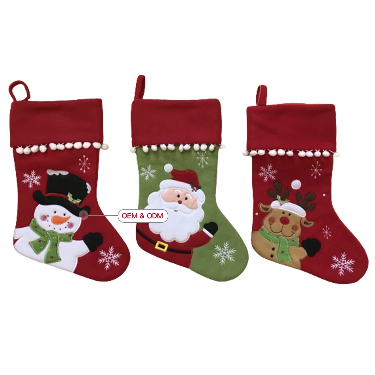 Tree Hanging Decorations Christmas Ornament Boots Candy bags Gift Christmas Stocking
