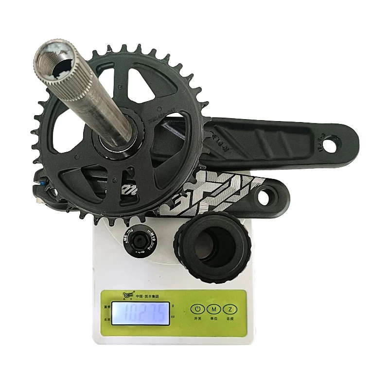 RACEWORK CR16 Speed Bicycle Crankset Mtb Cranks Chainring Bike Connecting Rods Hollow Integrated Fire Crank Arms for Bicycle