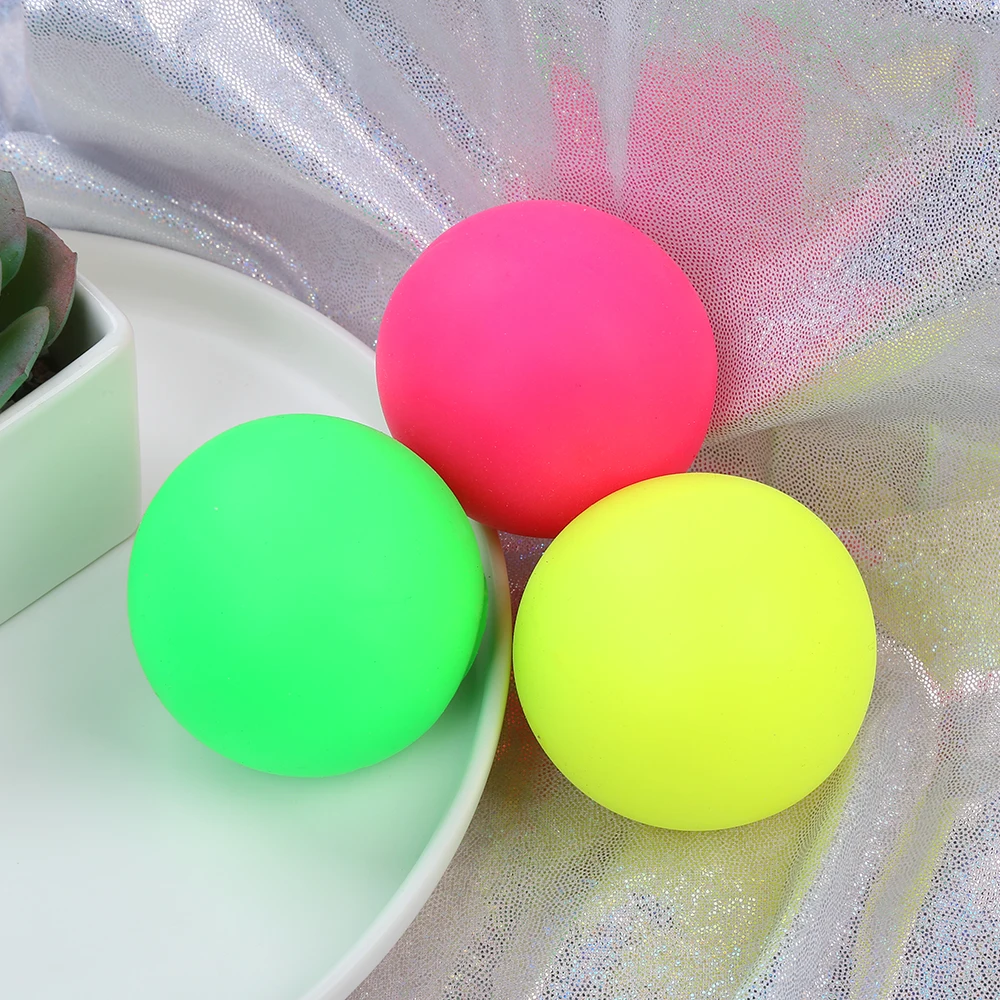 Soft Stress Relief Dough Balls Wholesale Popular Sticky Stress Squishy Ball Toy