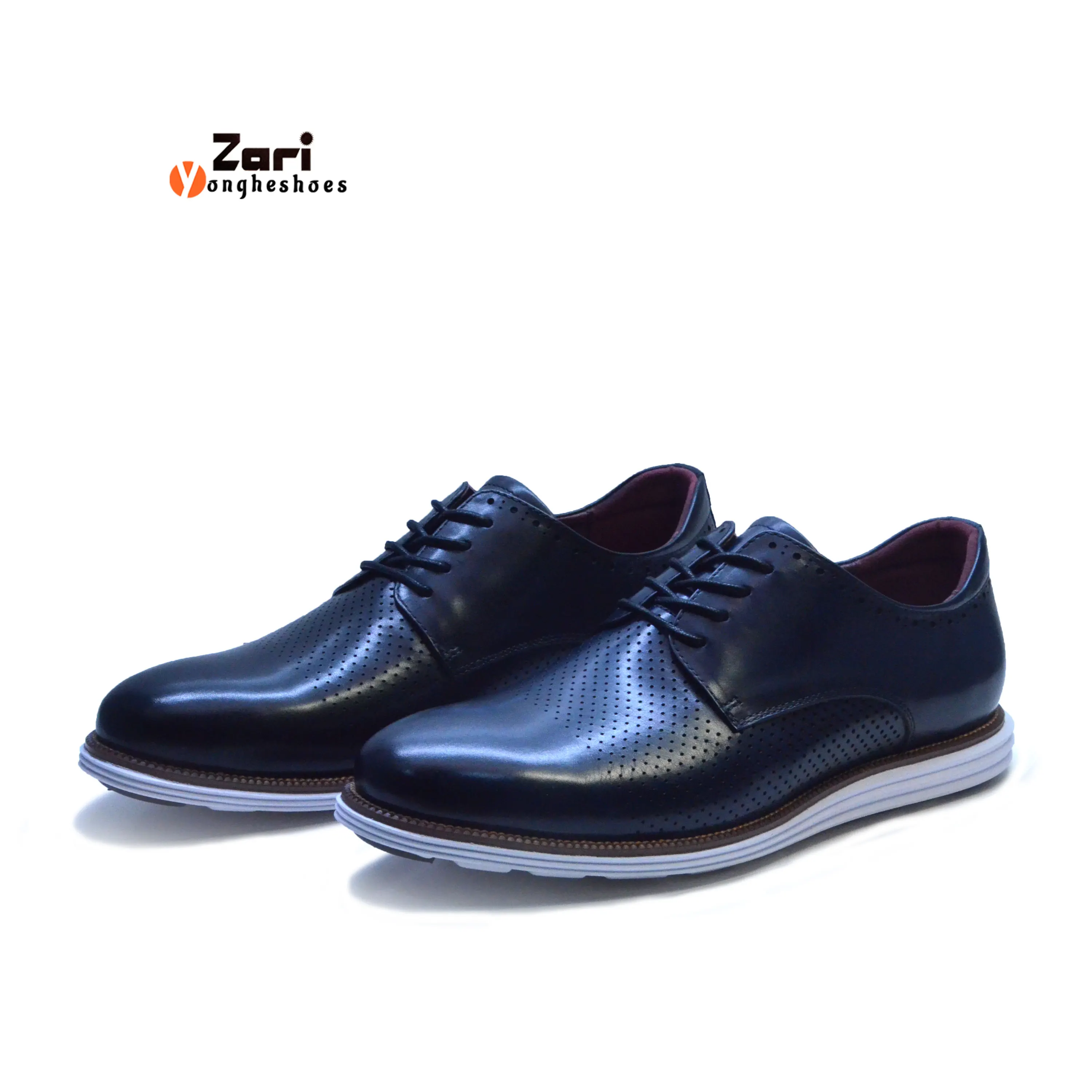 Zari Custom Original Breathable Casual Dress Shoes Genuine Leather For Shoes Men Oxfords