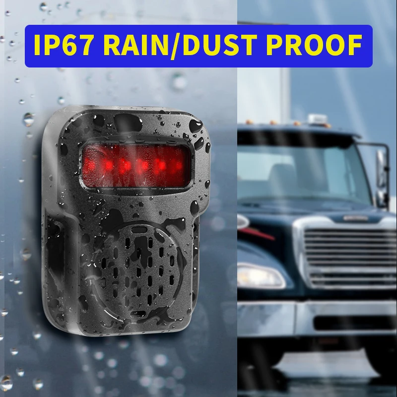 Backhoe Forklift Crane 24V Siren Bus Truck Waterproof Alarm Siren Light Backup Beep Warning Reversing Alarm