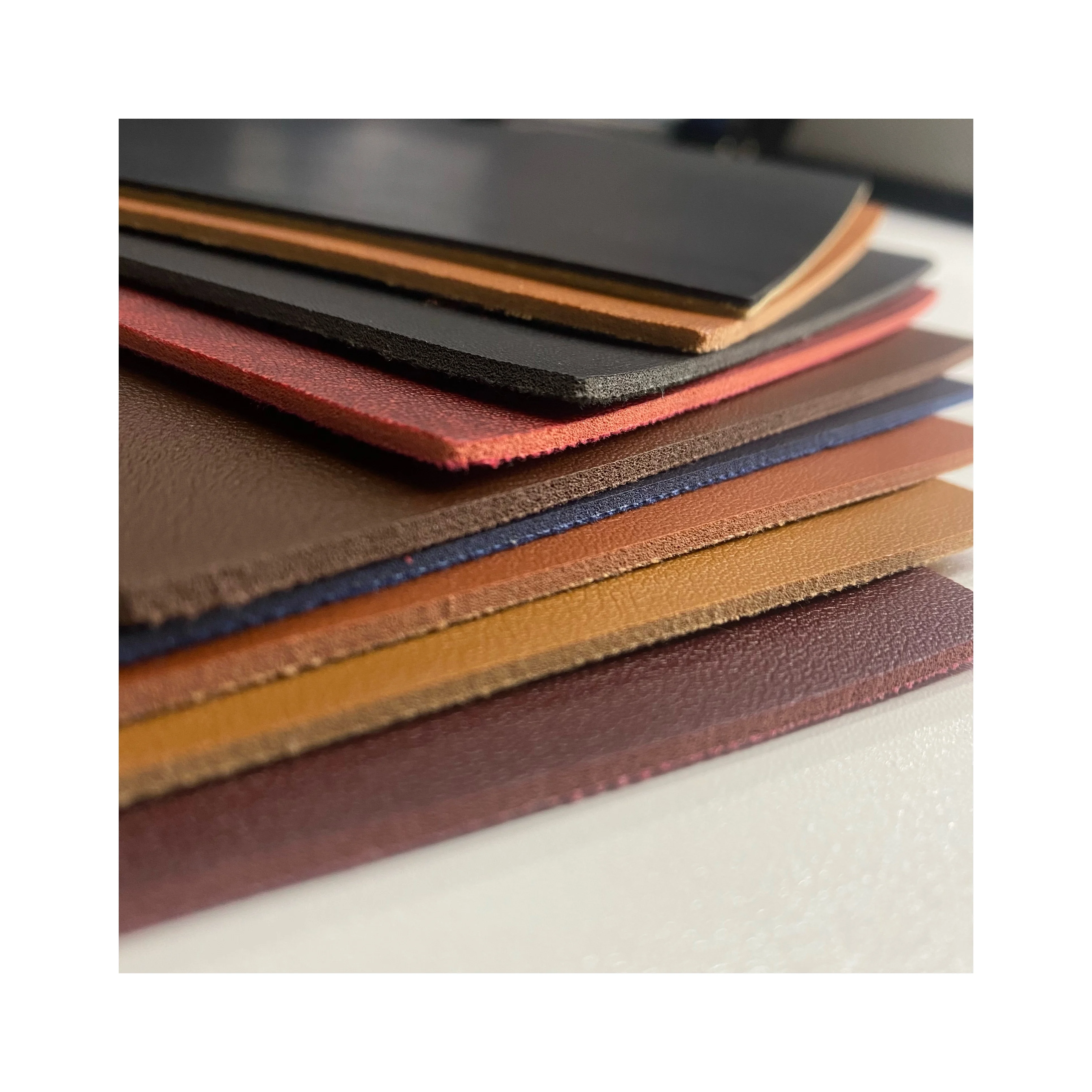 PVC Durable Imitate Velveteen2.4mm PVC Synthetic Leather Roll For Making Footwear, Crossline Faux Leather Material For Bags&Sofa