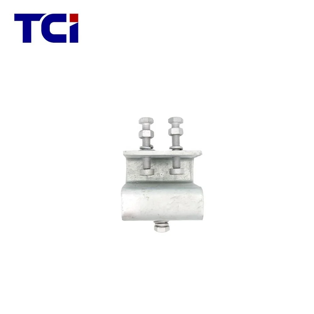 Low Price Hot DIP Galvanized Power Accessory/ Cable Accessory Down Lead Clamp for Tower and Pole Electric Fitting Power Line