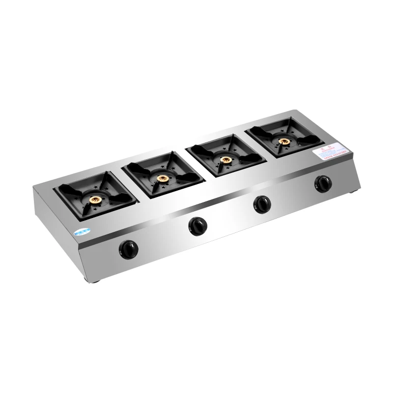 Энергосберегающая газовая плита с 4 горелками, газовая плита, кухонная газовая плита