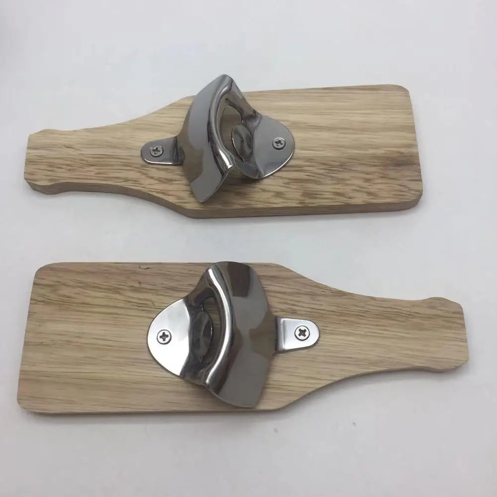 Деревянный настенный Открыватель для бутылок 1613955