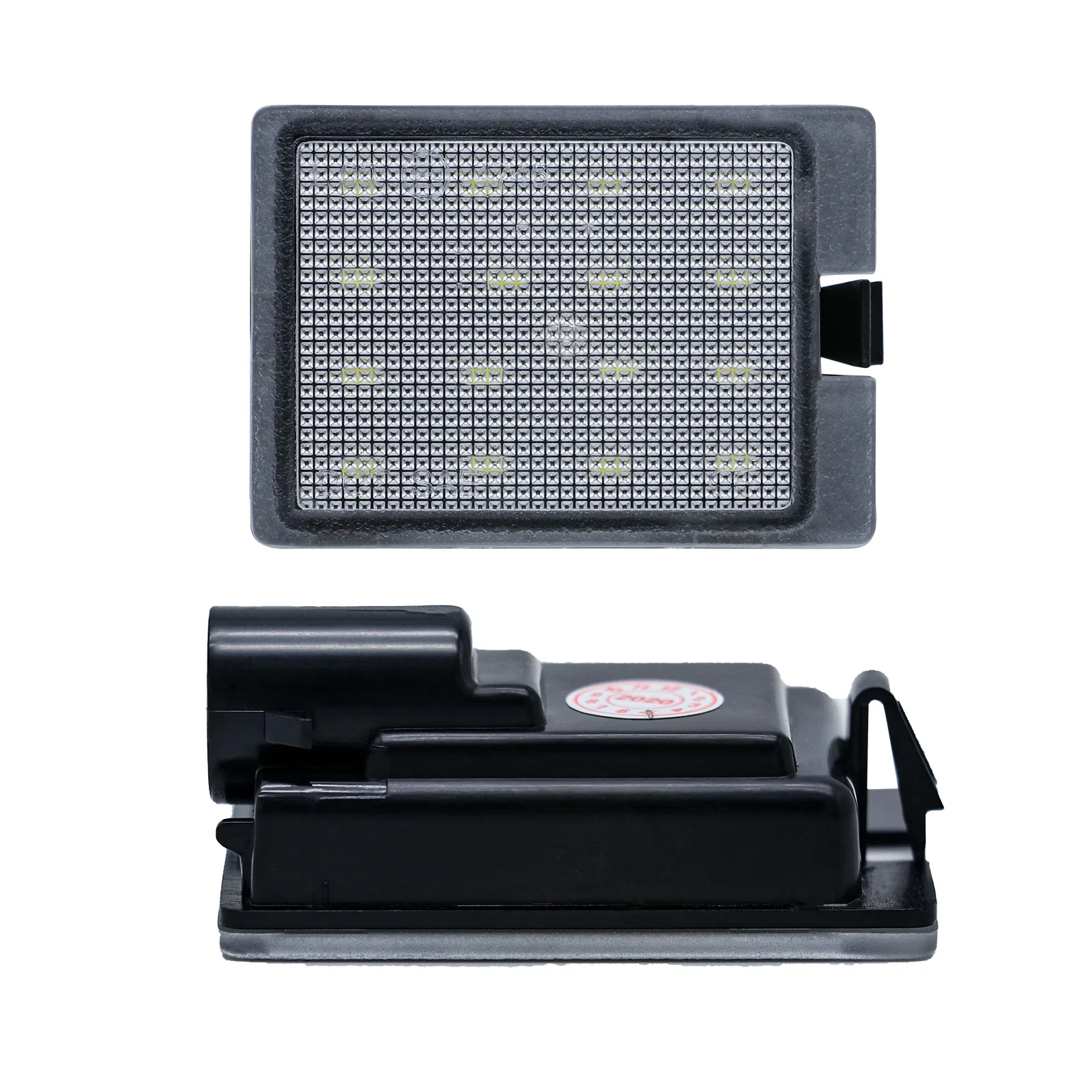 Ailead E-Mark SMD Manufacturer  White Error Free 12V LED License Number Register Plate Light  For Dodge Durango 2014-2020