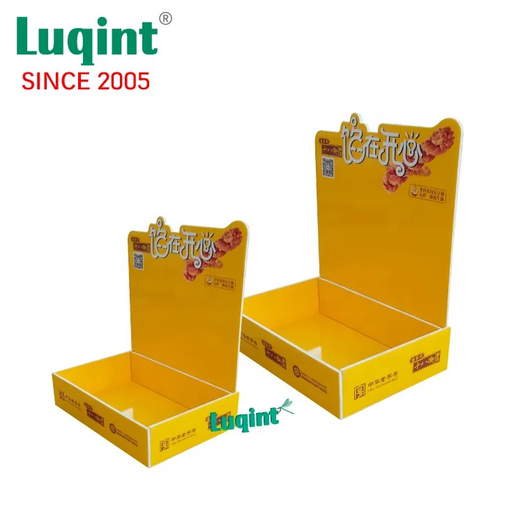 High Quality Custom Cardboard Counter Top Product Display Stand