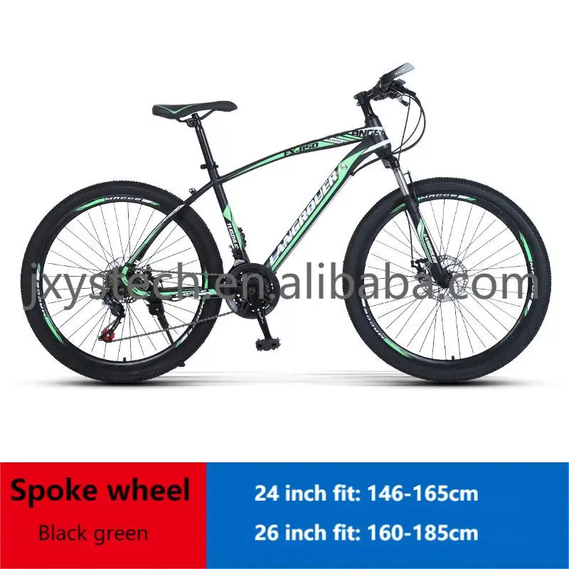 New Model 26 Inch Mountain Bike For Adults High Quality 27 Speed Red Black Green Blue Bicycle Frame Mountain Bike