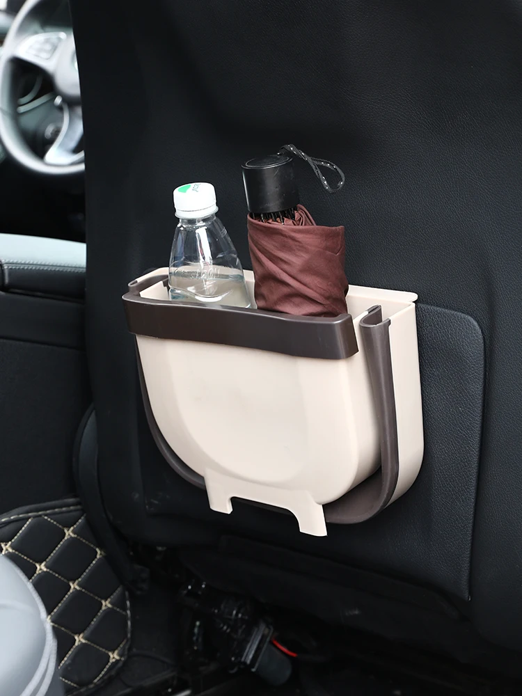 
Folding Small Size Wall Mounted Household Waste Bins Kitchen Plastic Fold Trash Can 