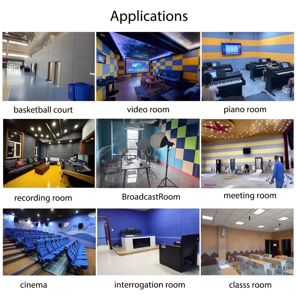 High density high density glass shade net polyester fiber studio pet acoustic salt foams panel soundproofing making machine