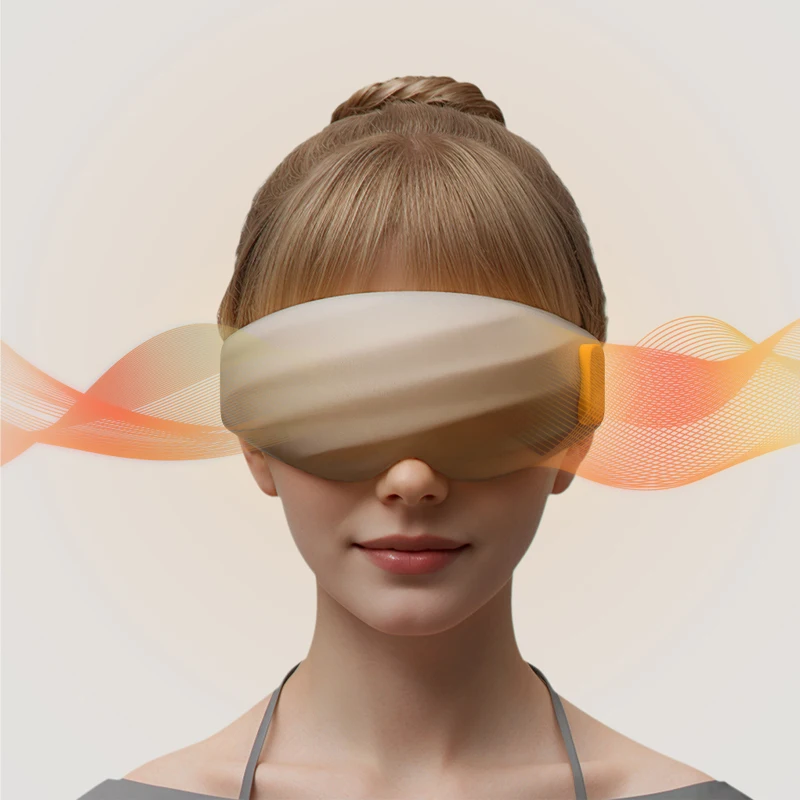 2024 New design Custom 3D Sleeping Eye Mask Memory Foam Contoured Sleepmask Heated Sleep Eye Mask