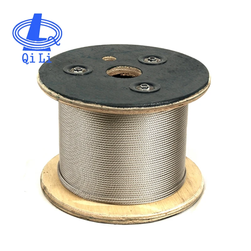 Stainless 8*36S steel wire rope for Woodworking sheaves