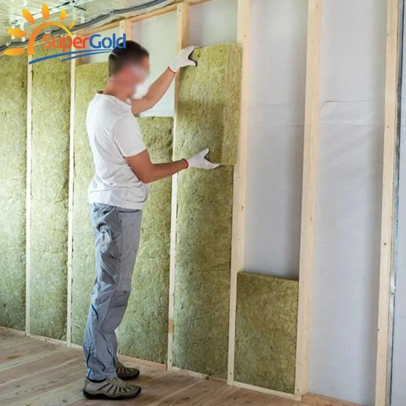 SuperGold heat insulation materials sound barrier mineral wool board stone wool panel
