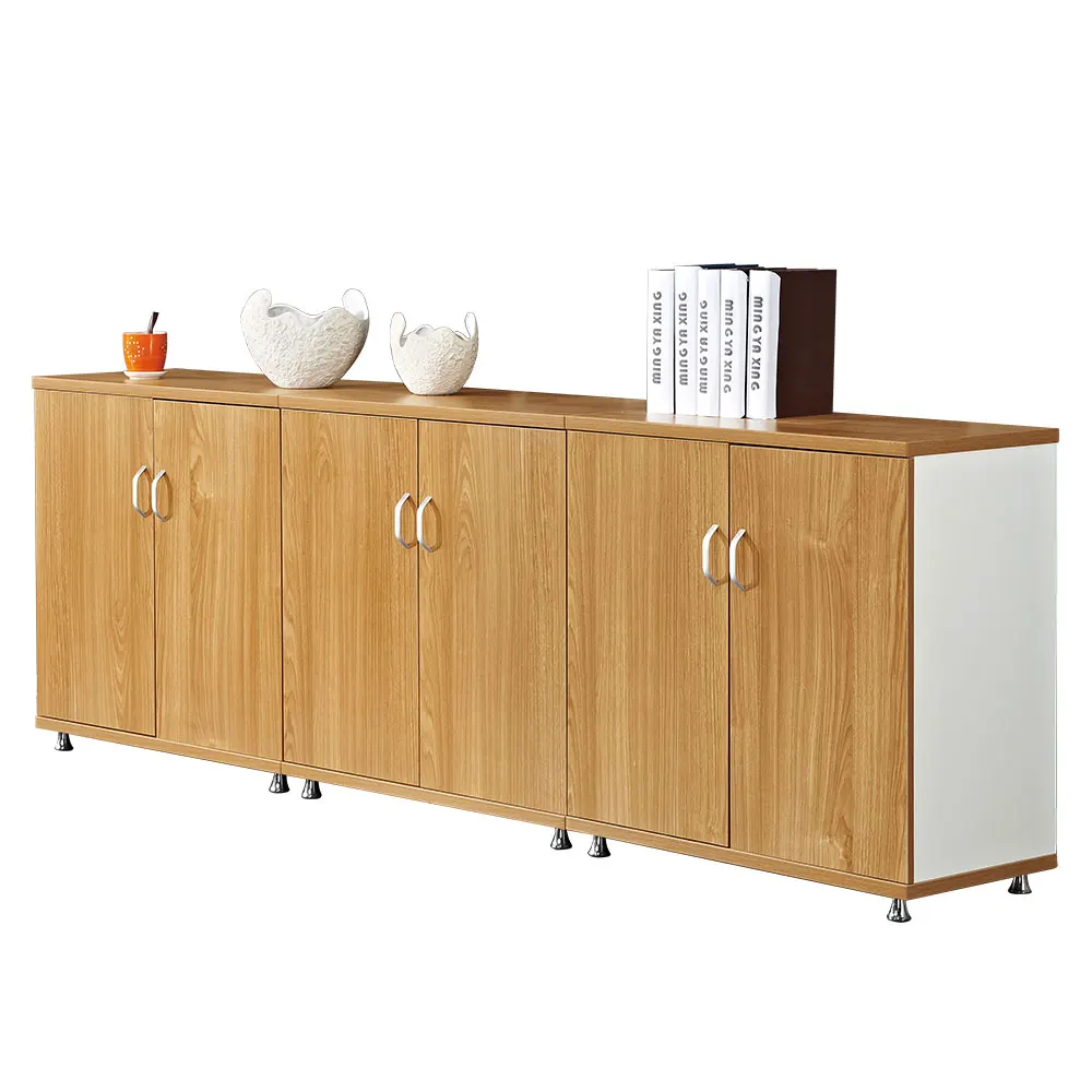 Cheaper and quality Office file cabinet oak wood color storage cabinets