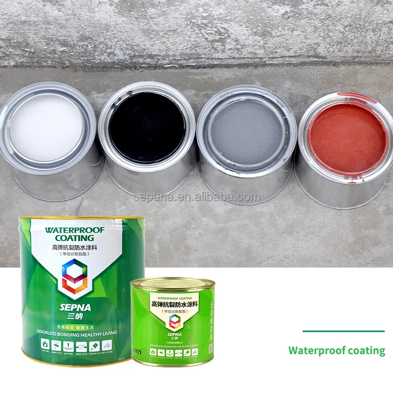 Silicone liquid Rubber polyurethane paint roof waterproof paint construction build bitumen Waterproofing Coating